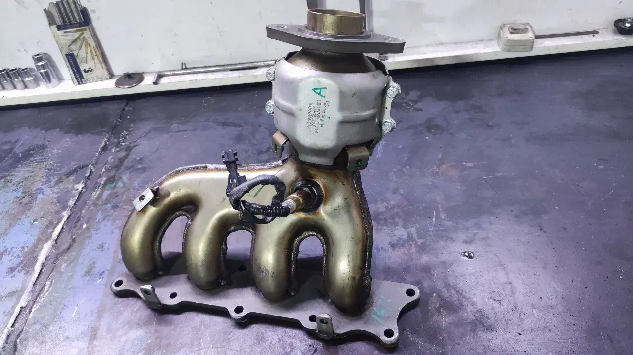 منیفولد دود برلیانس با سنسور اکسیژن و کاتالیست نو|قطعات یدکی و لوازم جانبی|تبریز, |دیوار