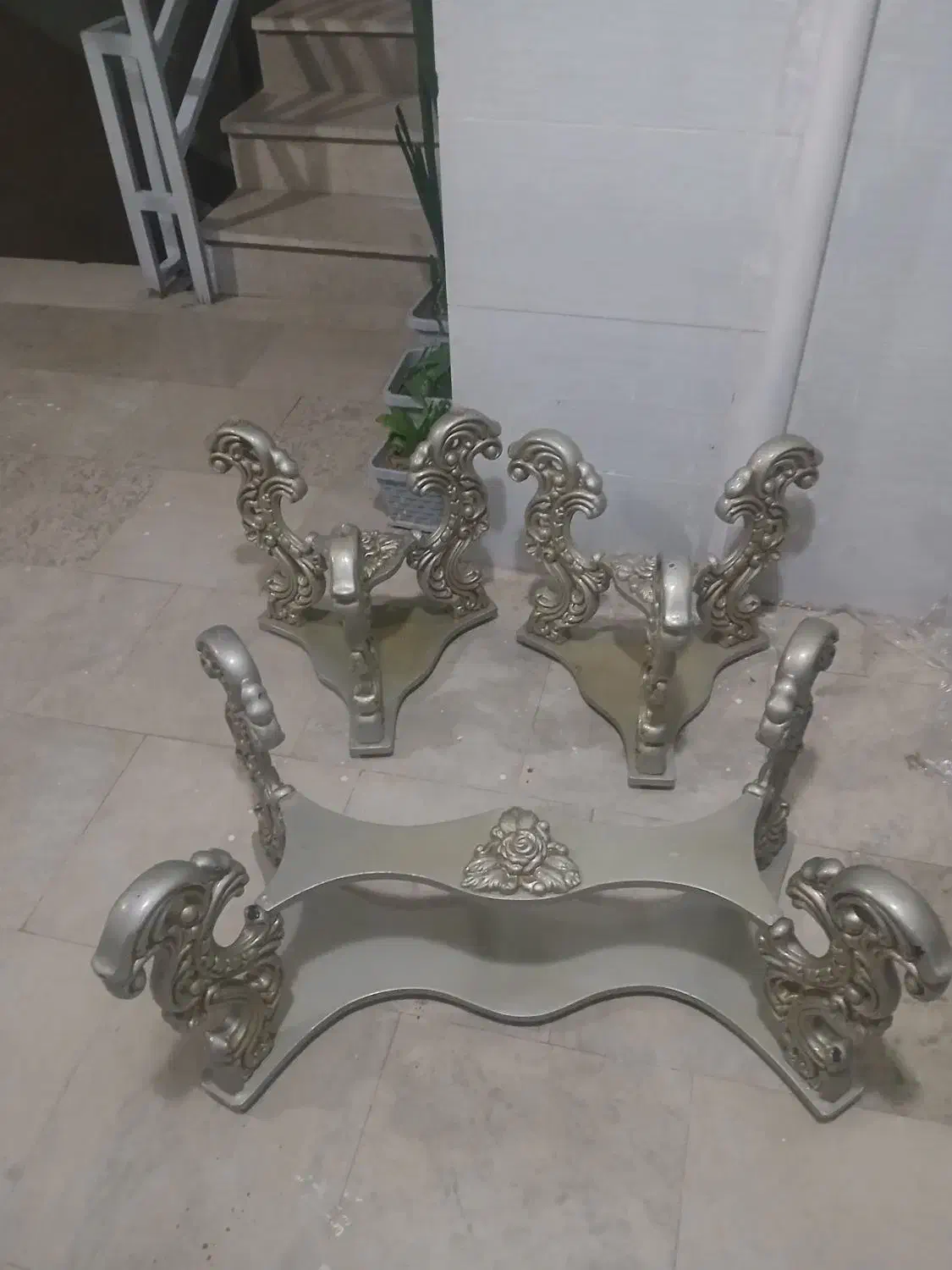 میز عسلی چوبی در حد نو|مبلمان خانگی و میز عسلی|محمدیه-قزوین, |دیوار