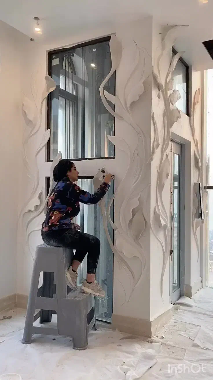 گچبری مدرن|خدمات پیشه و مهارت|میناب, |دیوار