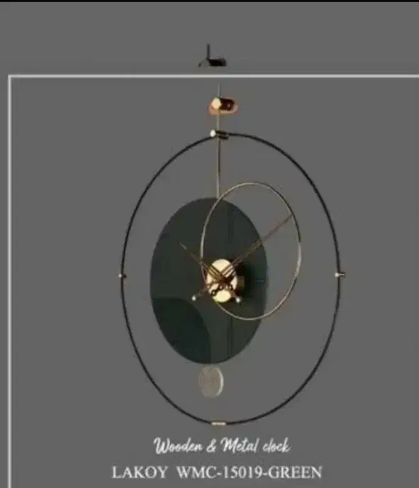 ساعت دیواری سبز مطابق عکس|ساعت دیواری و تزئینی|کرج, گوهردشت|دیوار