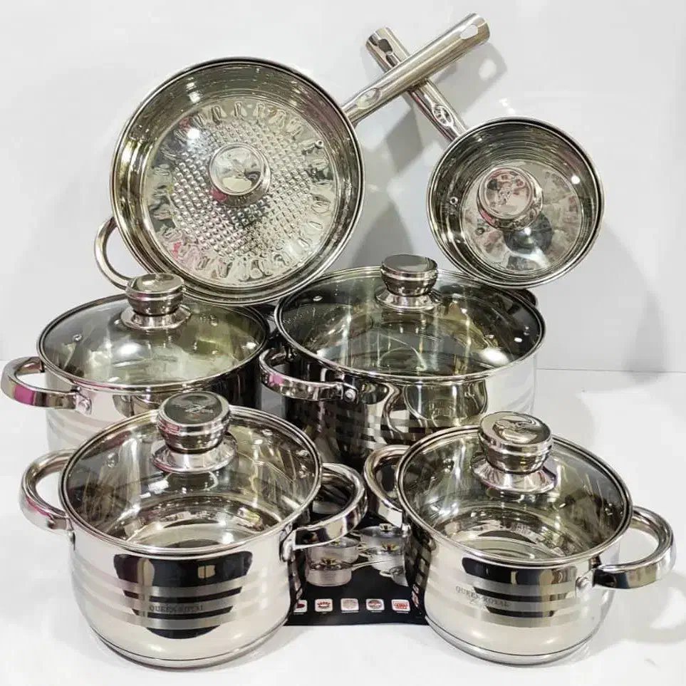 قابلمه استیل مارک کوئین رویال|ظروف پختوپز|هشتگرد, مدرس|دیوار