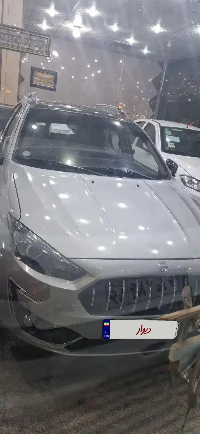 اطلس نقره‌ای مشکی با سانروف|خودرو سواری و وانت|قم, دوبرادر|دیوار