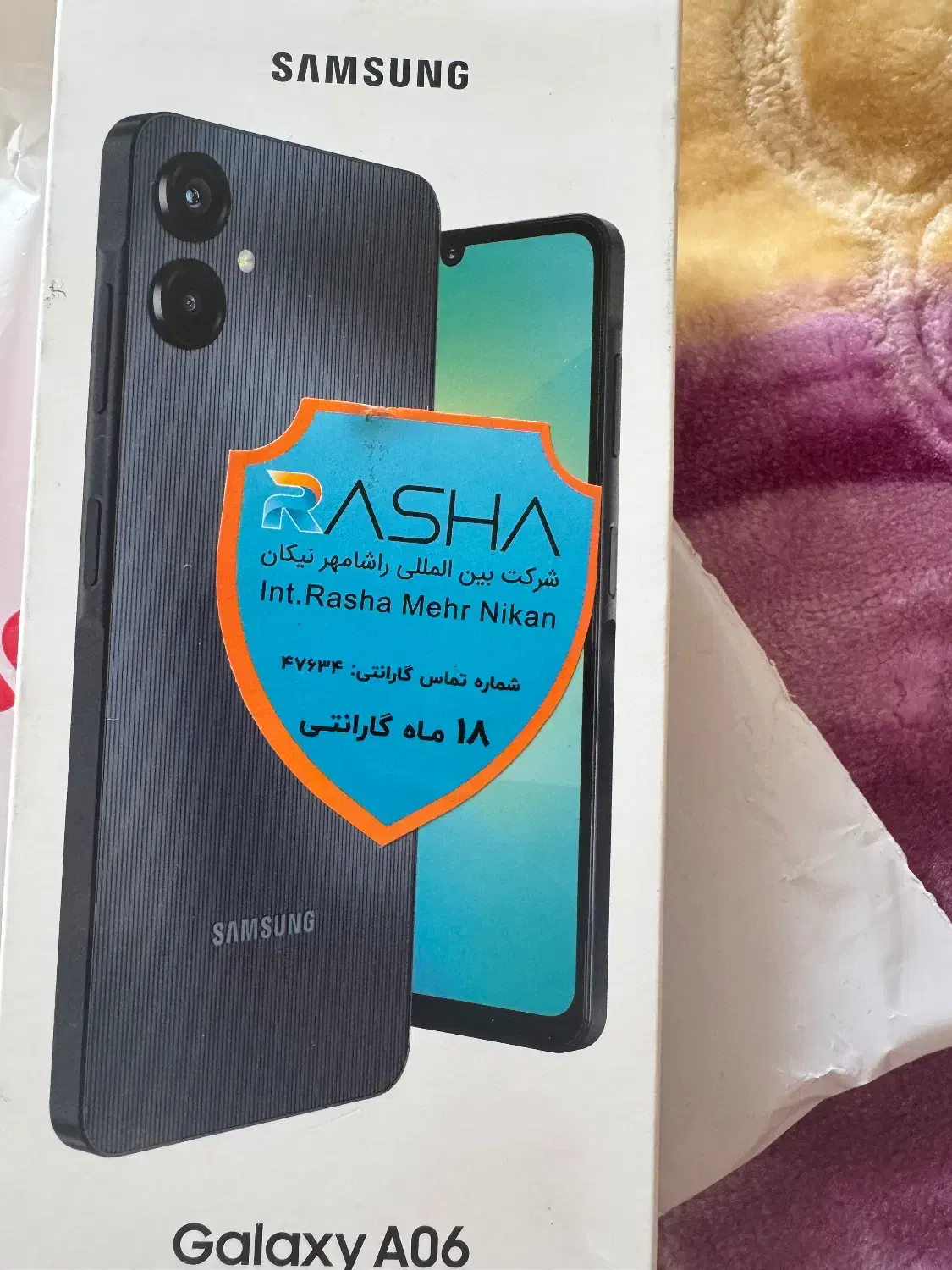 سامسونگ A06 حافظه ۱۲۸ رم ۴ در حد نو|موبایل|تیران, |دیوار