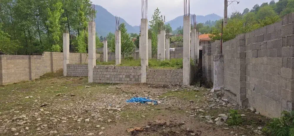 زمین با ویوی ابدی با سازه ۱۶۰ متری تا ستون طبقه۱|فروش زمین و ملک کلنگی|ماکلوان, |دیوار