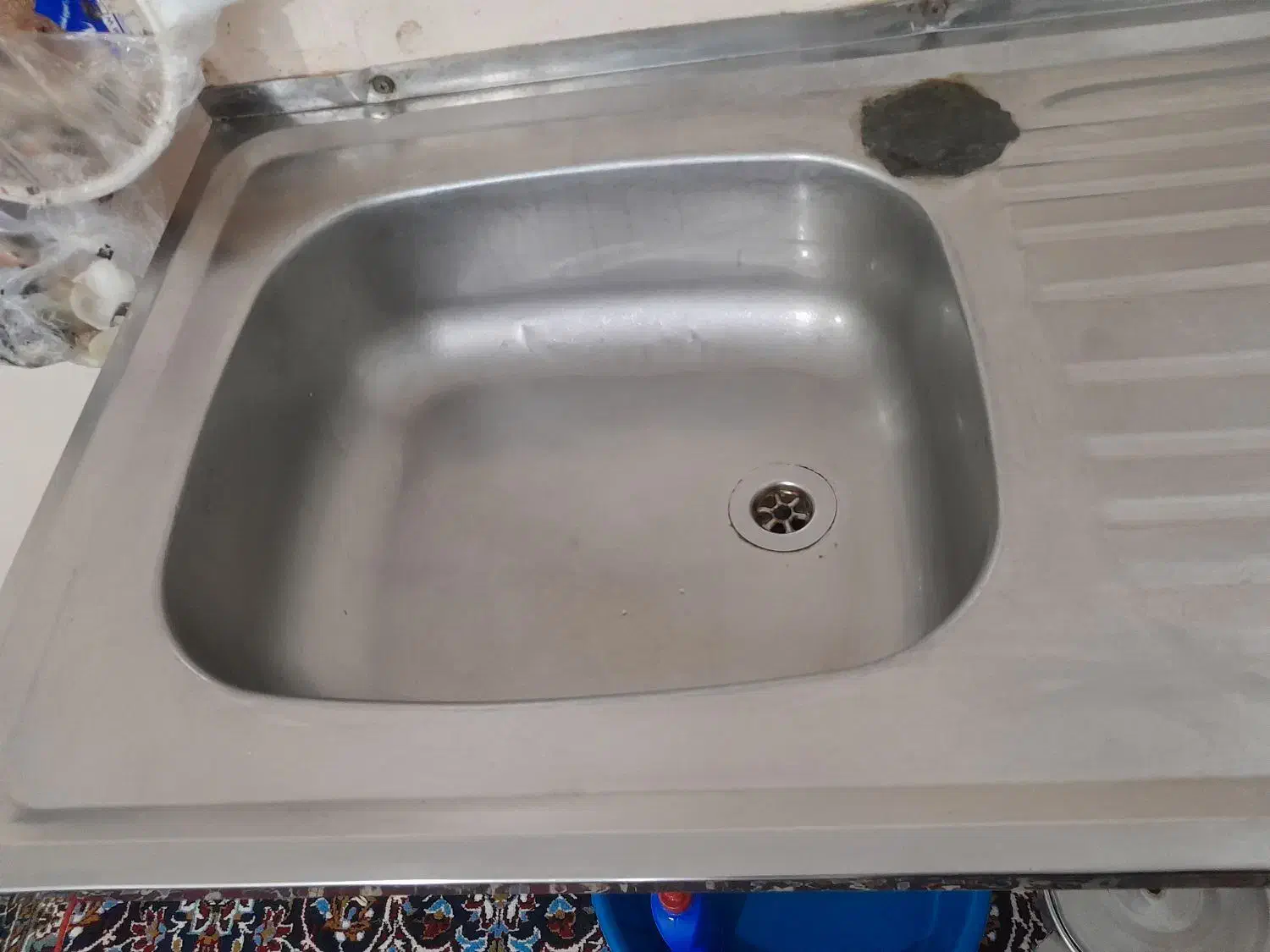 سینک ظرفشویی تک قلو|مصالح و تجهیزات ساختمان|جاسک, |دیوار