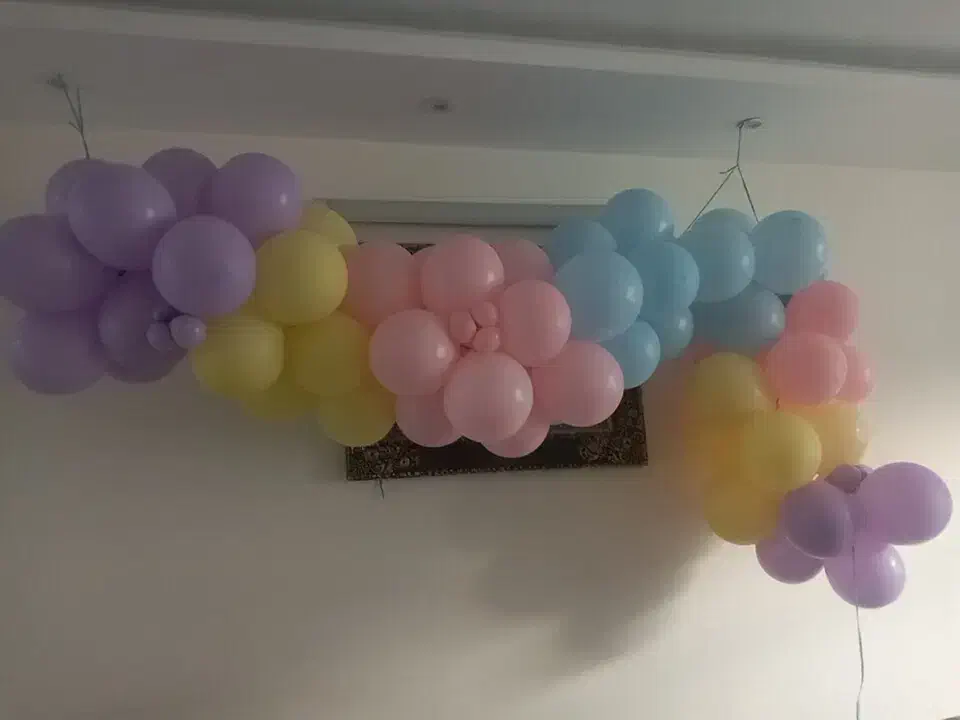 ریسه بادکنک آماده|ریسه و چراغ تزئینی|اصفهان, جلالیه|دیوار