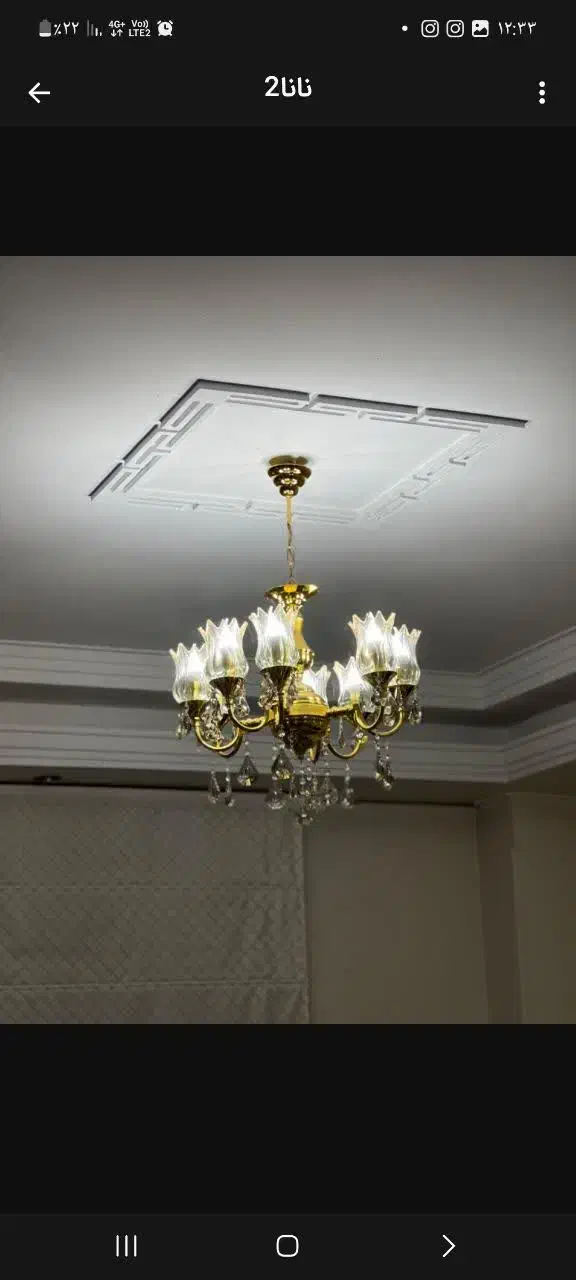 لوستر در حد نو|لوستر و چراغ آویز|ملایر, |دیوار