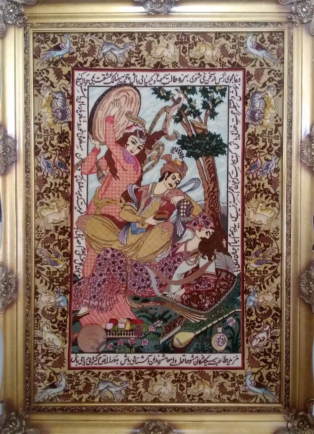 تابلو فرش طرح خیام|تابلو فرش|تبریز, |دیوار