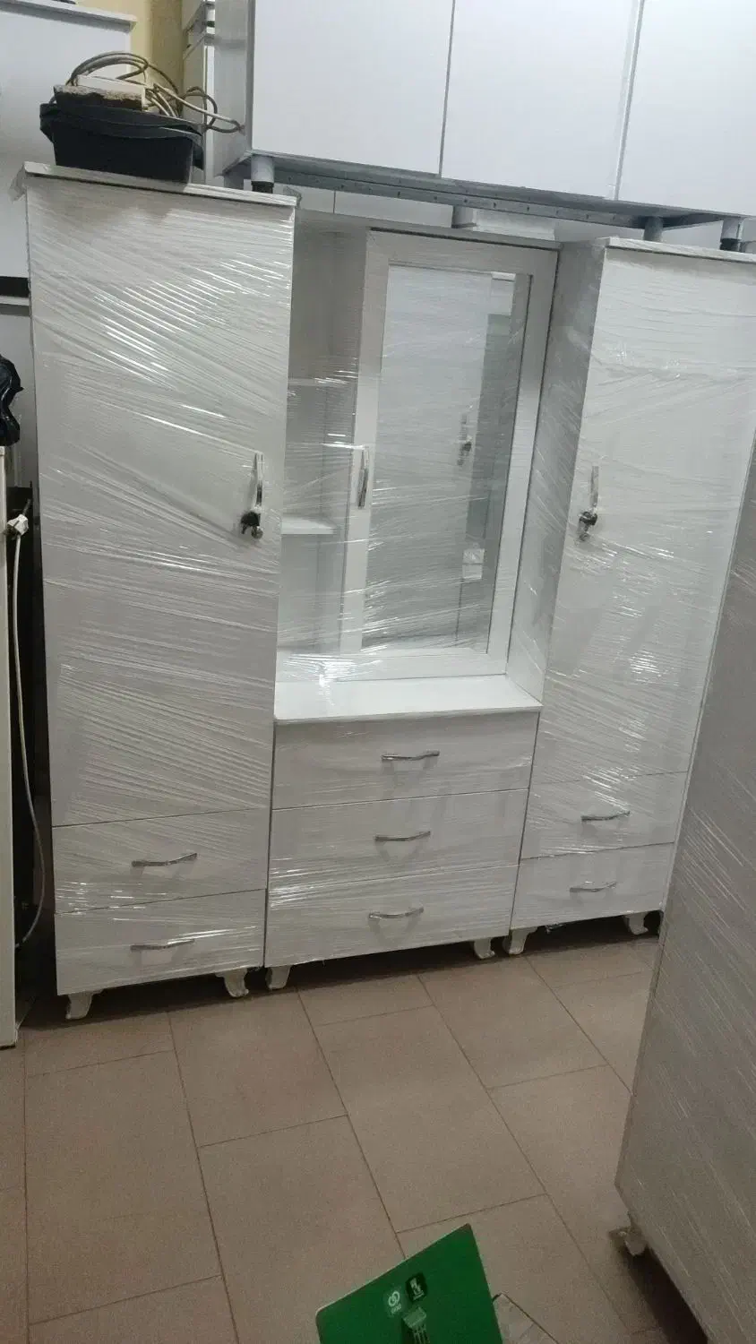 انواع کمد سه تیکه|جاکفشی، کمد، دراور|سقز, |دیوار