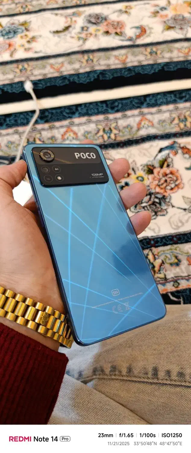 پوکوx4پرو 256گیگ تمیز|موبایل|بروجرد, |دیوار