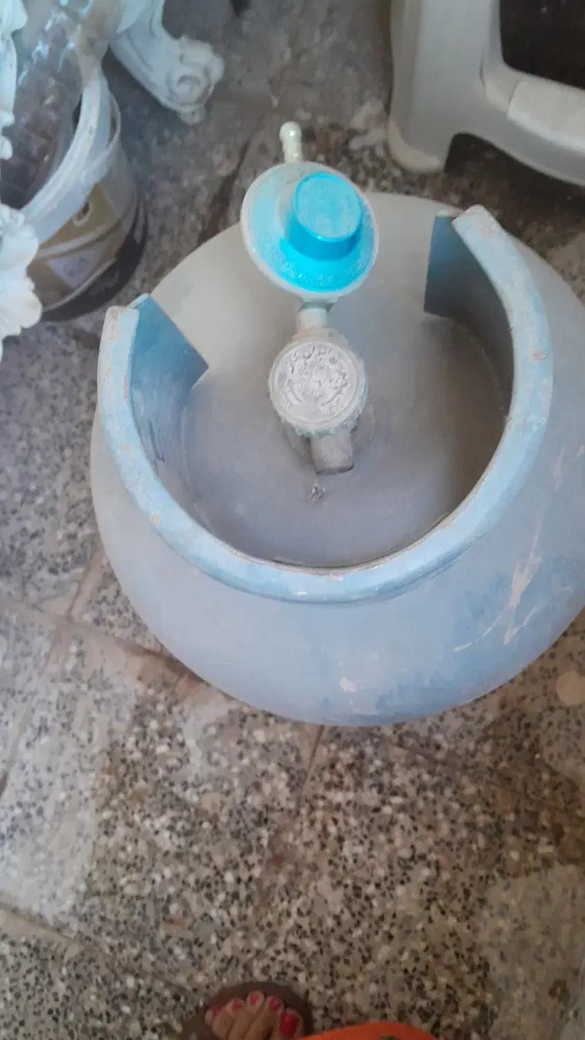 کپسول بوتان پر شده با روشویی|لوازم سرویس بهداشتی|مسجد سلیمان, |دیوار