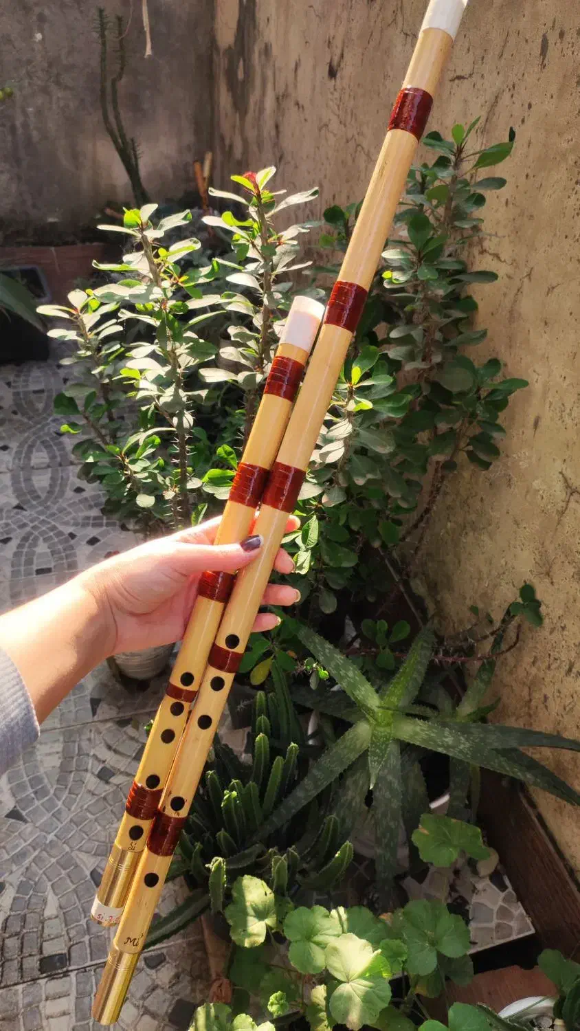 نی هفت بند برند نعمتی هر عدد ساده ۱۵۰۰|سازهای بادی|رشت, باهنر|دیوار