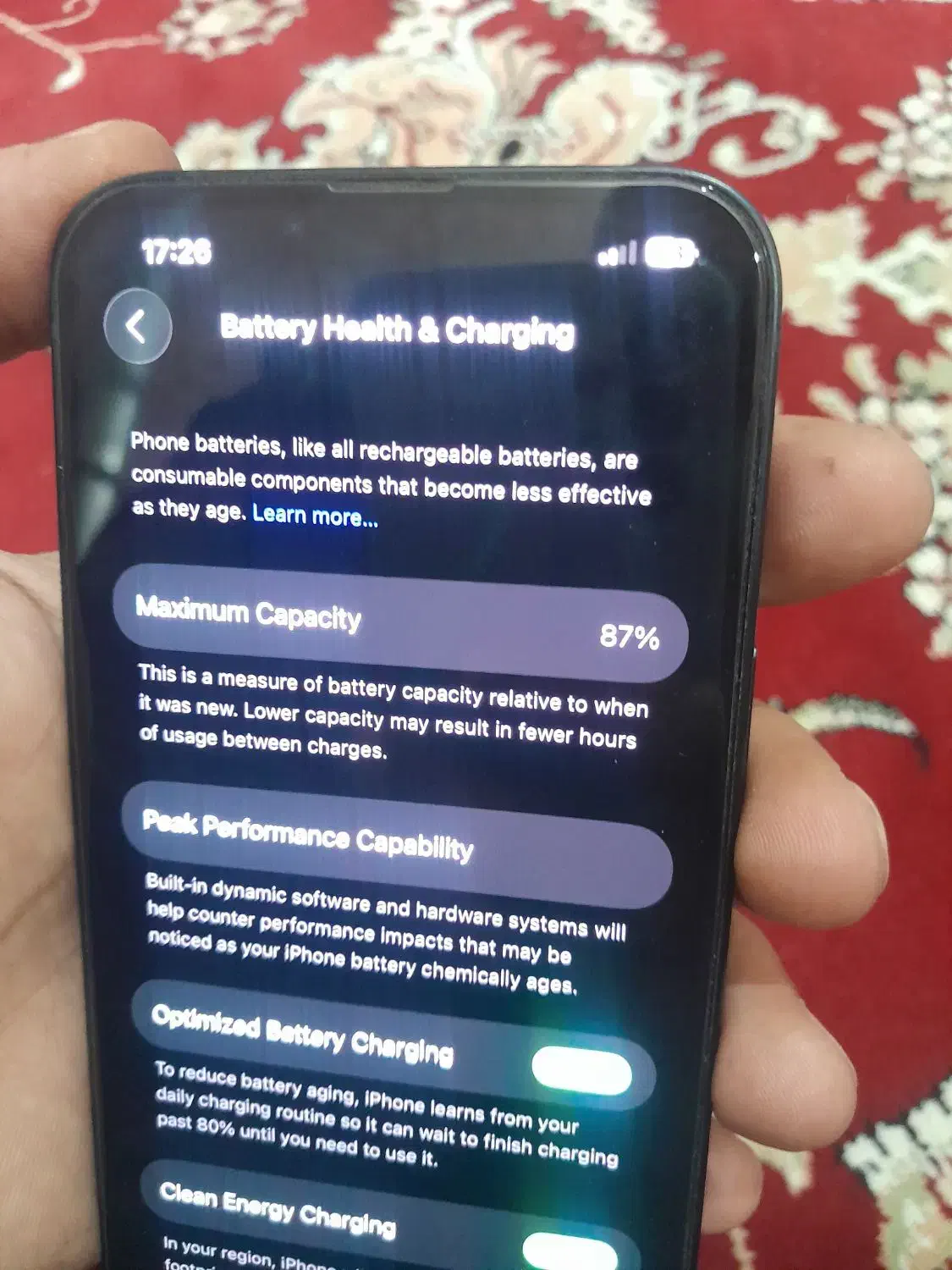 ایفون۱۳نرمال ۸۷ درصد|موبایل|یزد, |دیوار