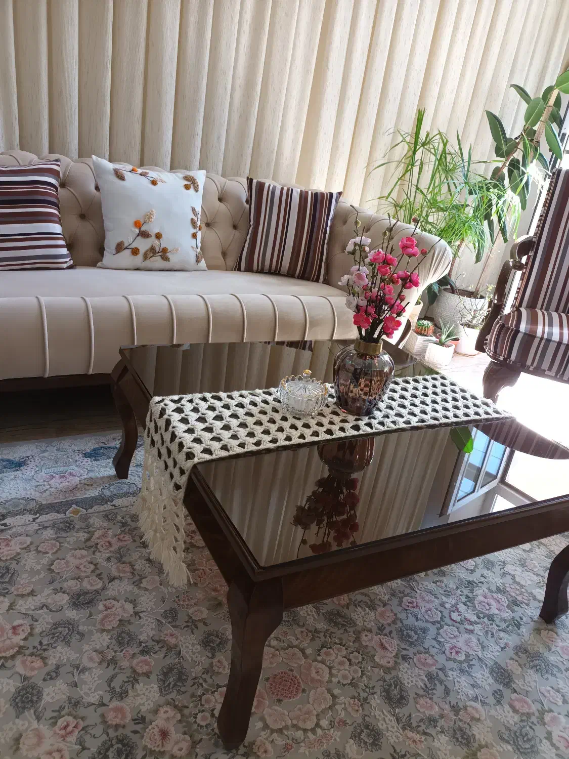 رانر|پرده، رانر، رومیزی|خوی, |دیوار