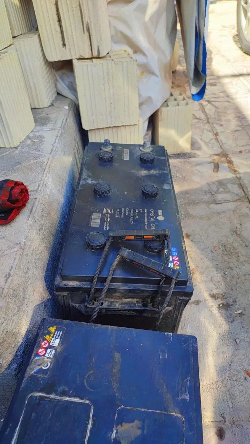 دوعدد باطری در حد نو ۱۵۰ آمپر|قطعات یدکی و لوازم جانبی|بم, |دیوار