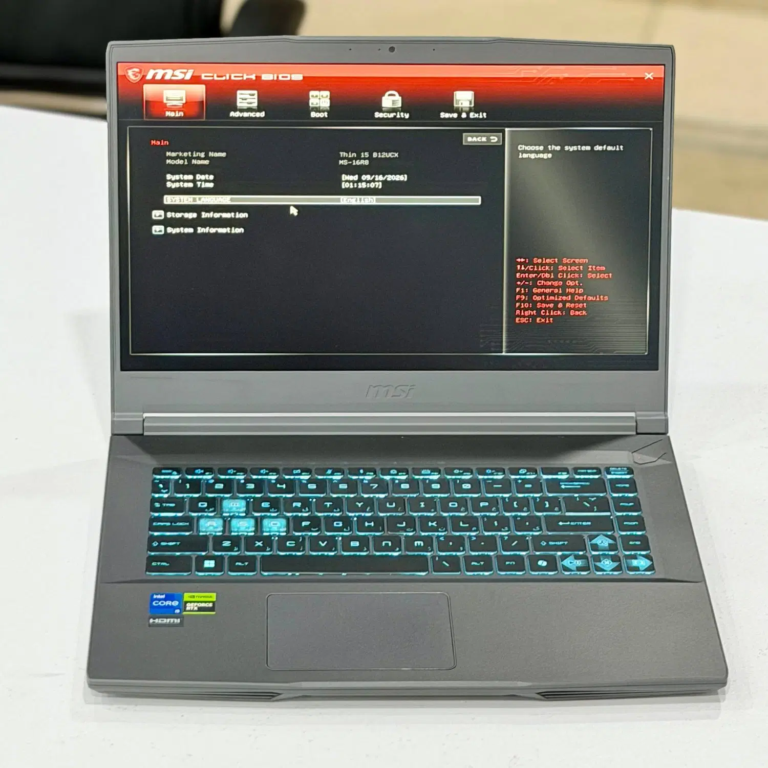 لپتاپ MSI GAMING Cyborg 15 حرفه ای گرافیک 4 گیگ|رایانه همراه|شیراز, ملاصدرا|دیوار