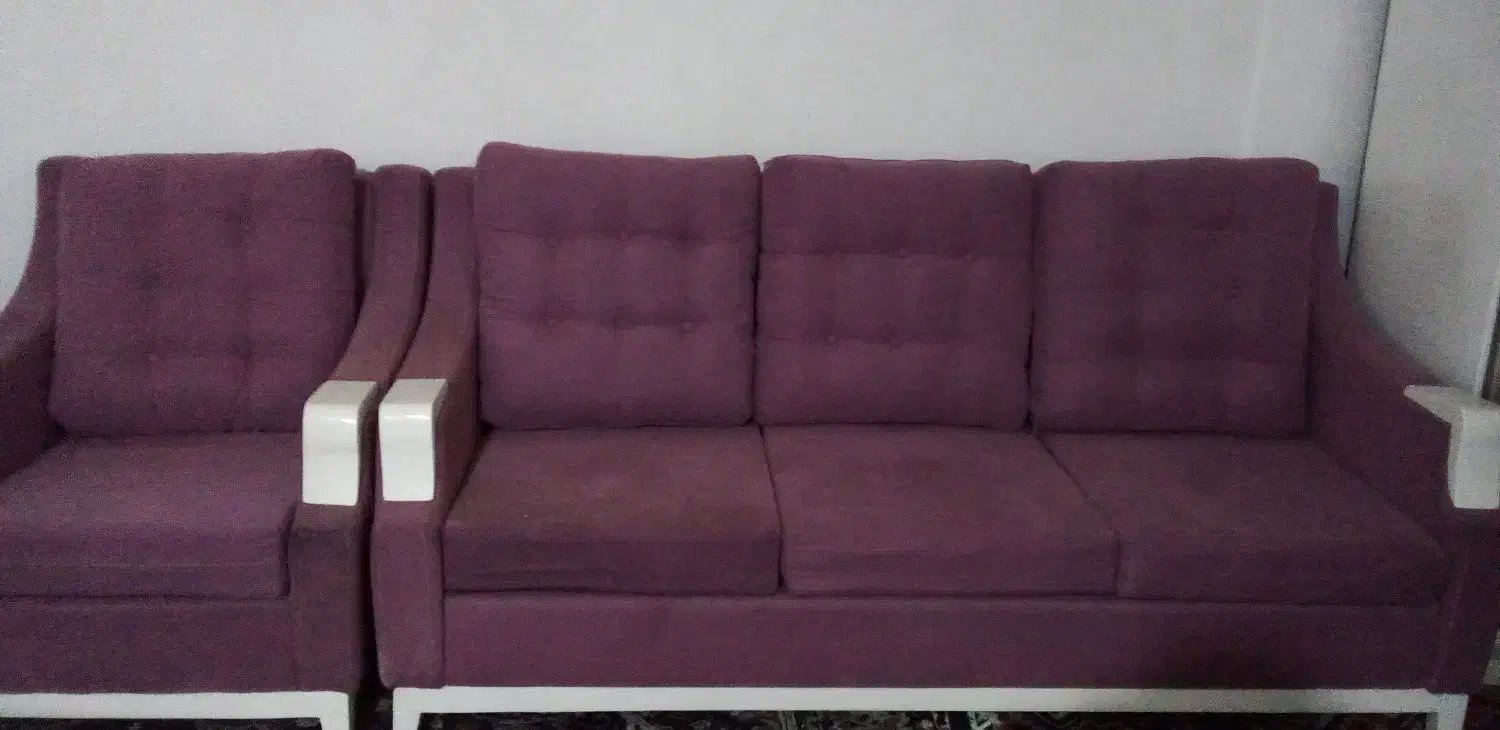 مبل ال به همراه میز|مبلمان خانگی و میز عسلی|اشتهارد, |دیوار