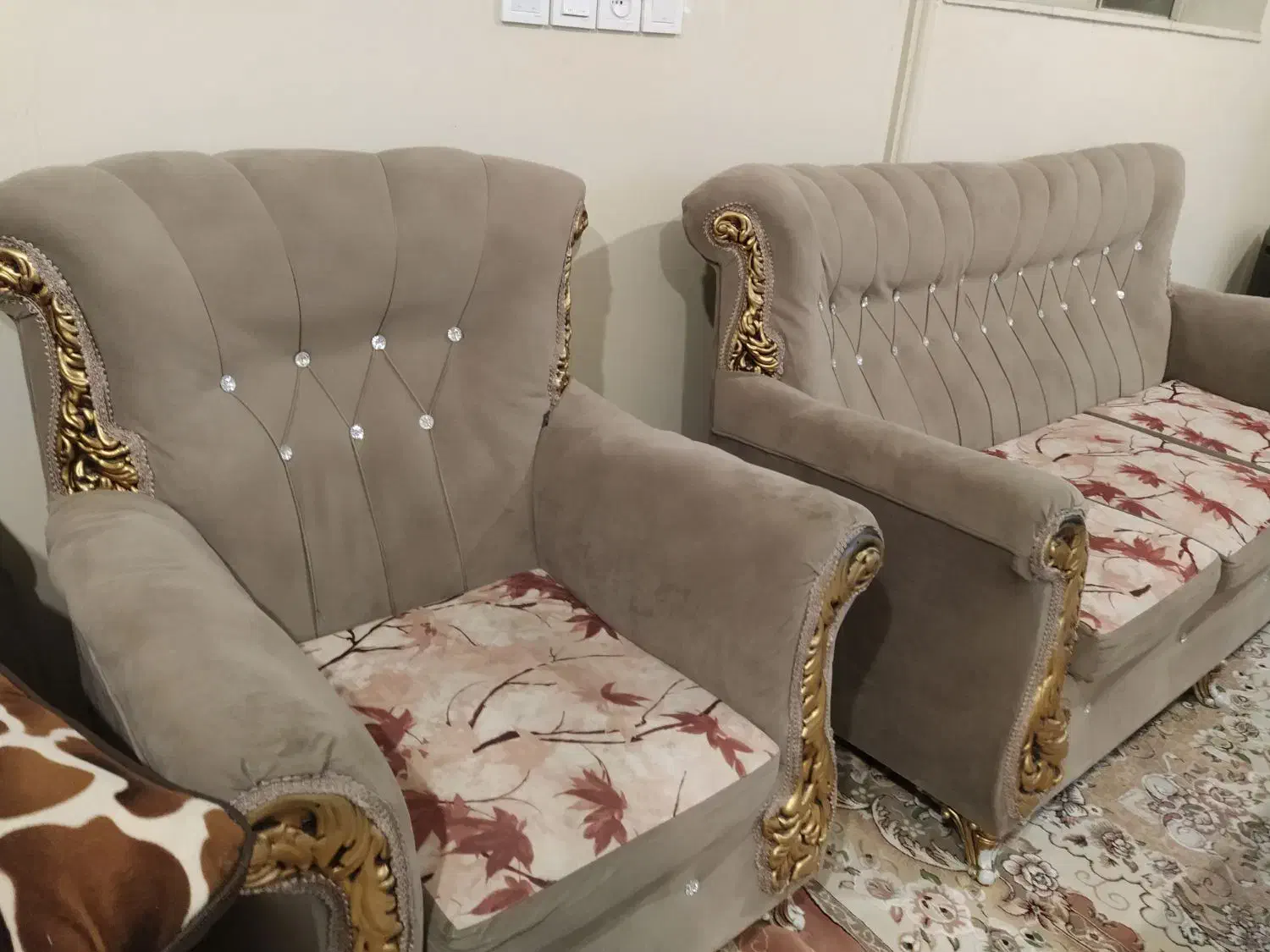 فروش مبل ۷ نفره|مبلمان خانگی و میز عسلی|گلپایگان, |دیوار