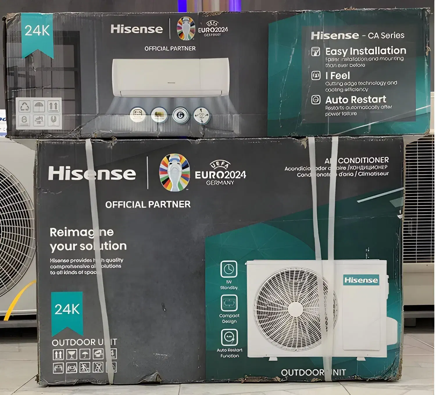 کولر گازی ۲۴ هزار هایسنس معمولی|کولر گازی و فن‌کوئل|مشهد, ولیعصر (شهرک غرب)|دیوار