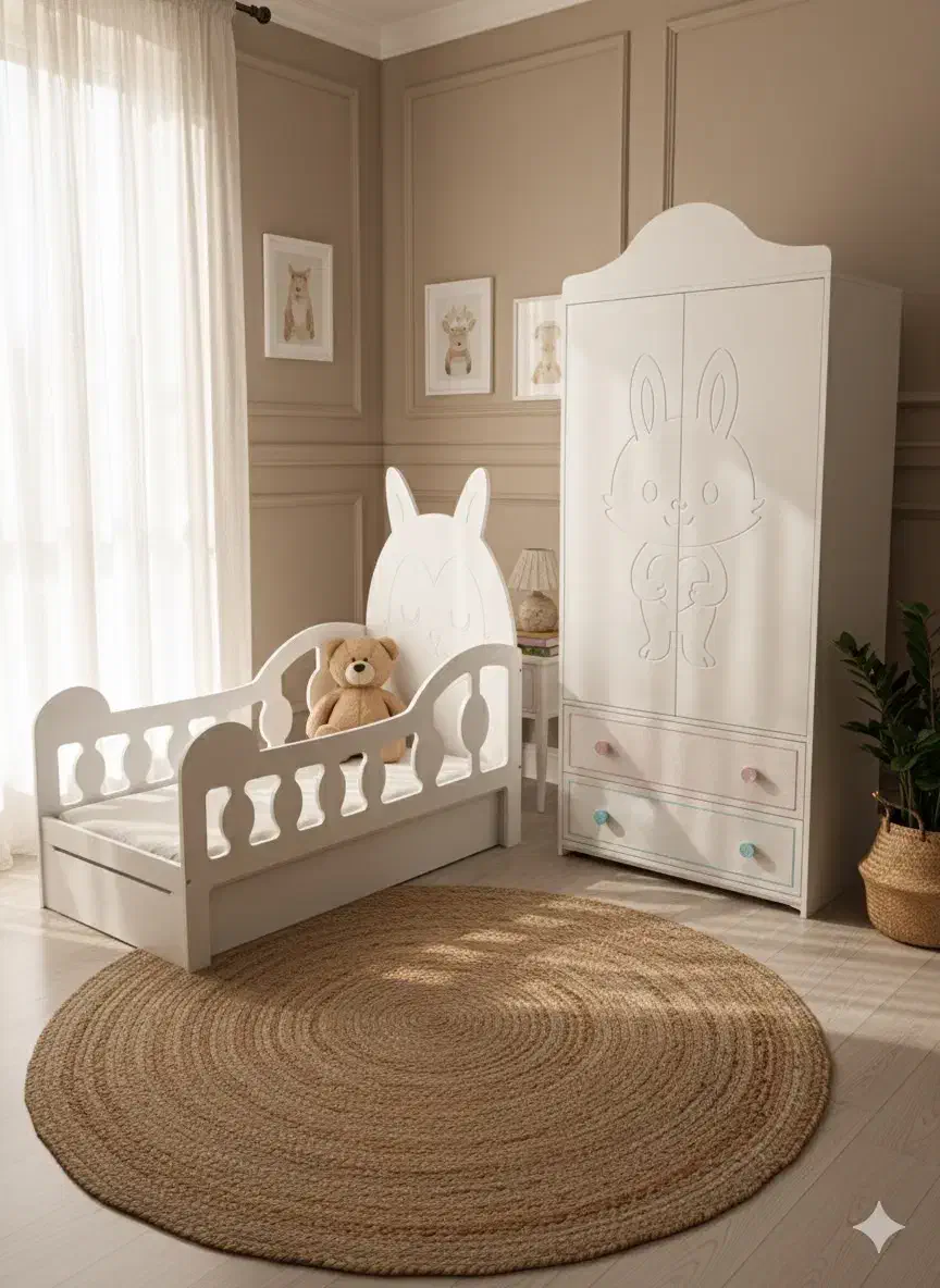 سرویس خواب کودک و نوجوان مدل لبوبو|تخت و سرویس خواب|شیراز, دکتر حسابی|دیوار