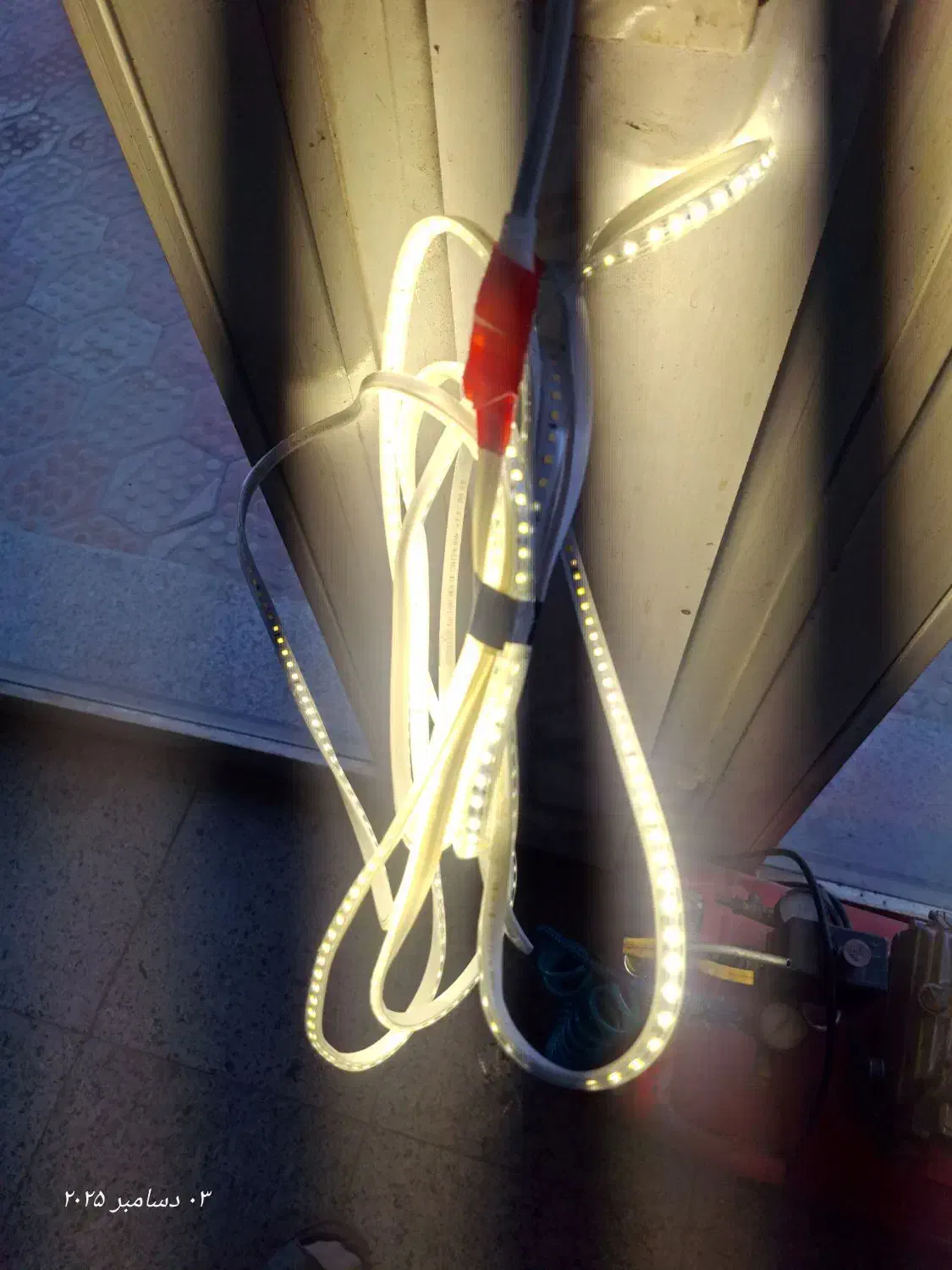 ریسه شلنگی|ریسه و چراغ تزئینی|تاکستان, |دیوار