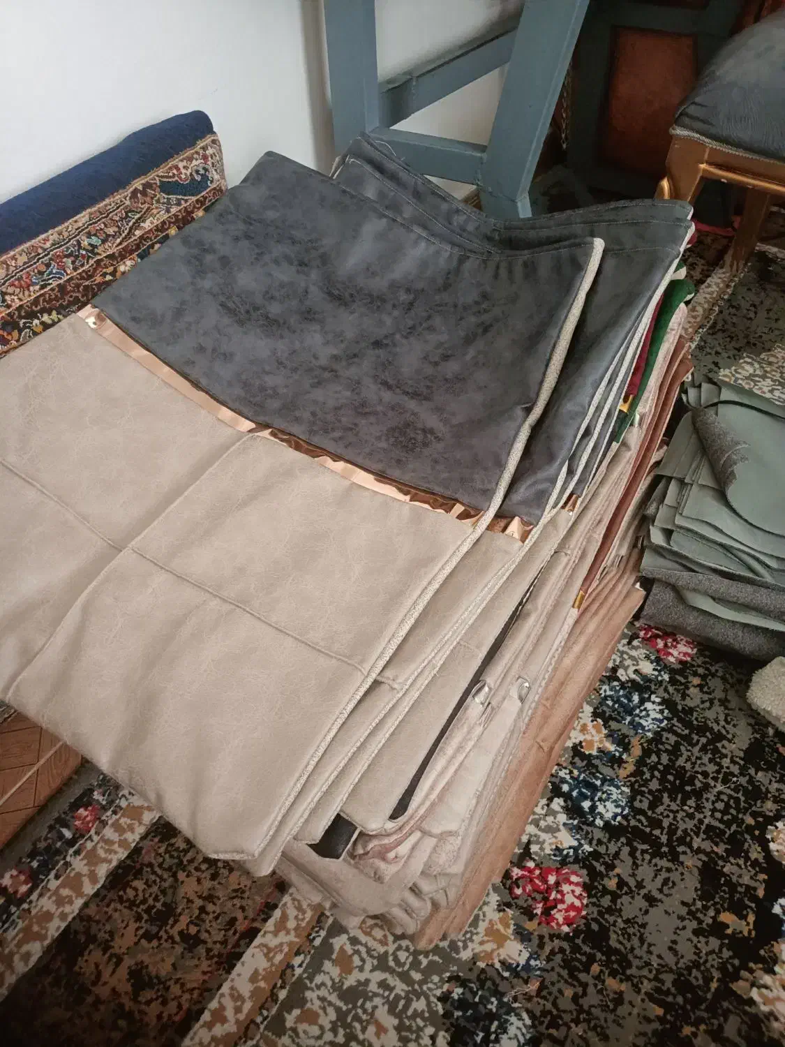 50جفت روبالشتی مخمل یراق دار|رختخواب، بالش، پتو|مشهد, سجادیه|دیوار