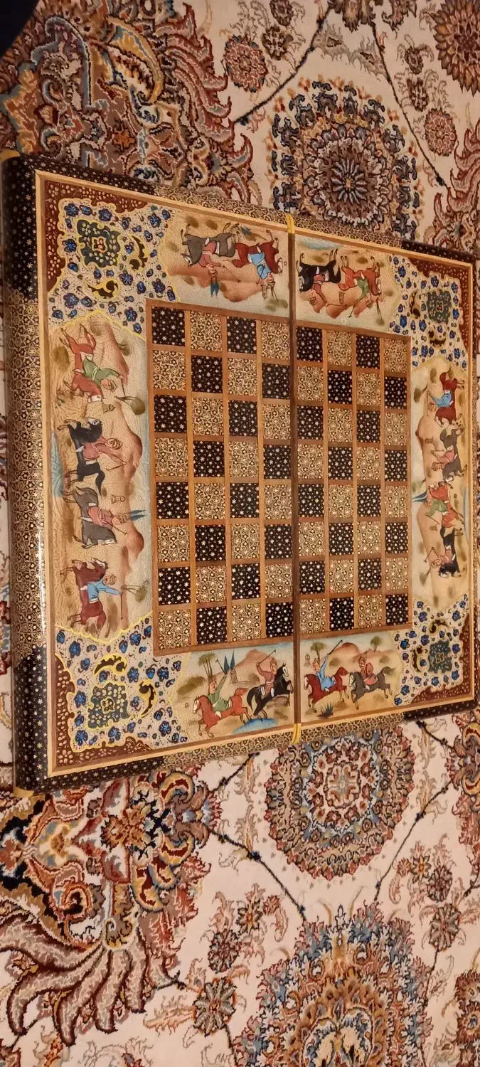 شطرنج تخته خاتم اصفهان|کلکسیون و سرگرمی|تهران, صد دستگاه|دیوار