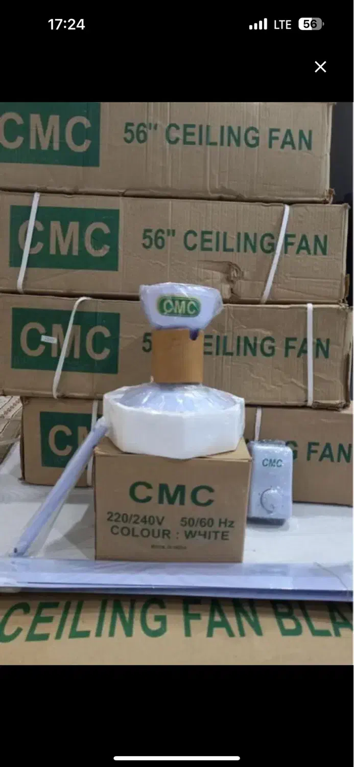 پخش عمده پنکه سقفی CMC سیم پیچ مسی ساخت هند اصلی|پنکه و تصفیهکنندهٔ هوا|اهواز, کمپلو جنوبی|دیوار