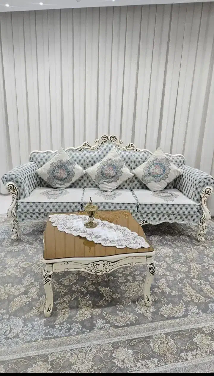 مبل 9نفره استیل طرح دیبا در حد حهزیه|مبلمان خانگی و میز عسلی|تهران, حکیمیه|دیوار