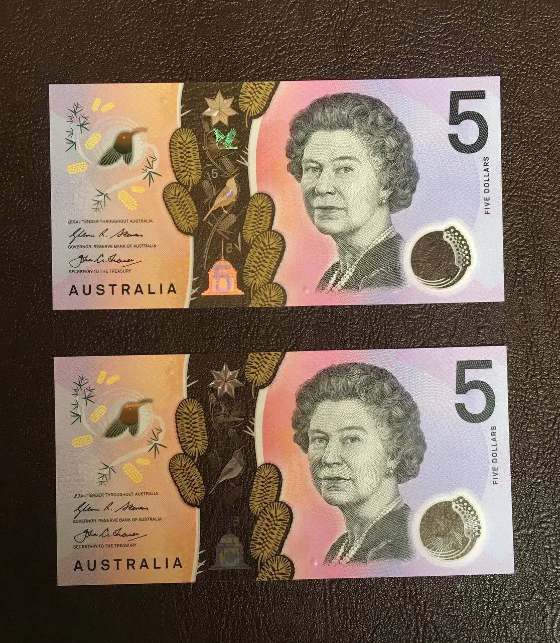 5 دلاری استرالیا پلیمری (کلکسیونی)|کلکسیون سکه، تمبر، اسکناس|اصفهان, باغ نگاره|دیوار