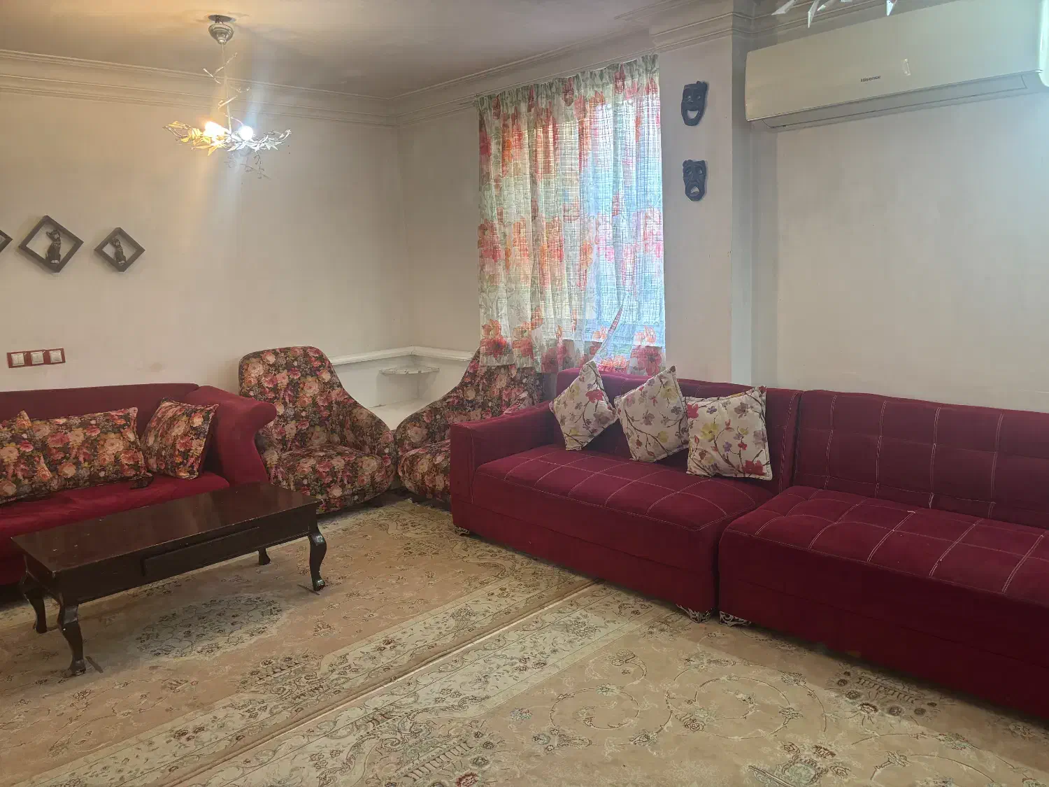 مبل راحتی با میز جلو مبلی و عسلی|مبلمان خانگی و میز عسلی|توتکابن, |دیوار