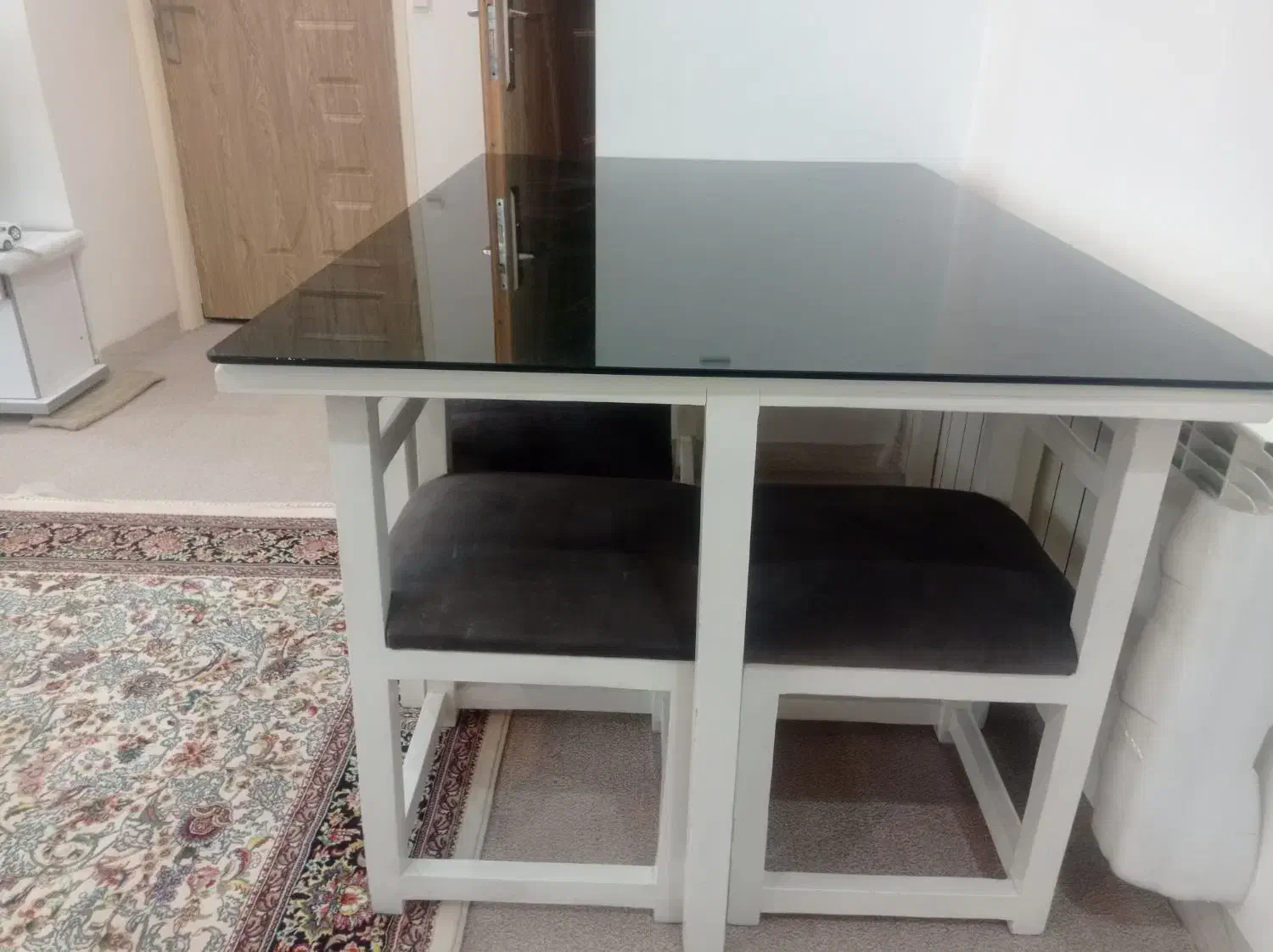 میز ناهار خوری کم جا ۶ نفره|میز و صندلی غذاخوری|پاوه, |دیوار