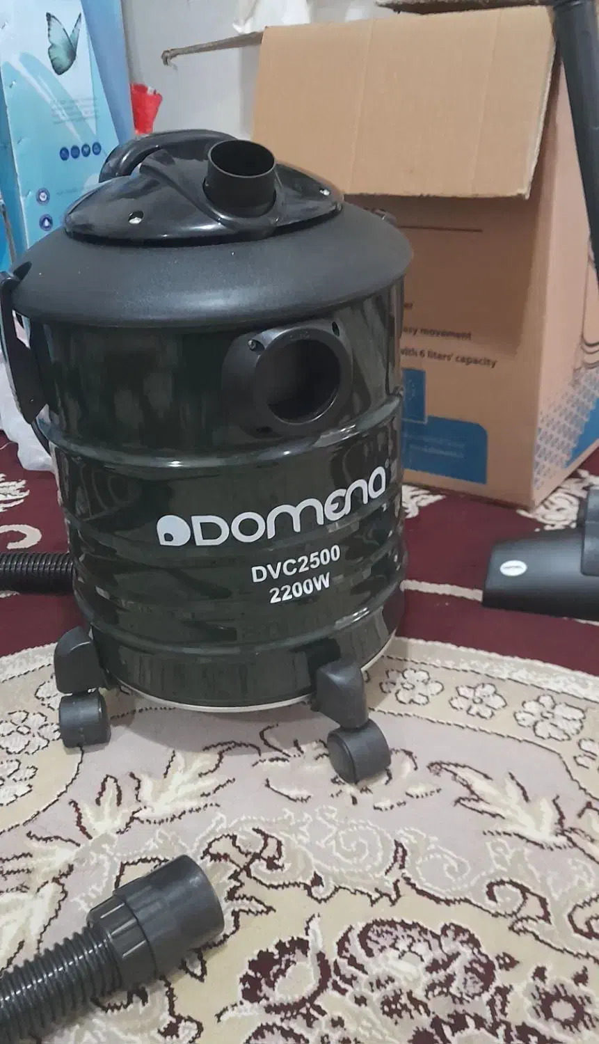 جاروبرقی سطلی مخزن فلزی ۲۲۰۰ وات دومنا اصل|جاروبرقی، جارو شارژی، بخارشو|زابل, |دیوار