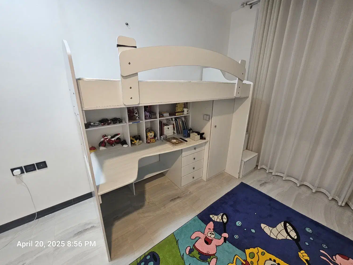 فروش تخت خواب دوطبقه طبقه نوجوان|تخت و سرویس خواب|جم, |دیوار