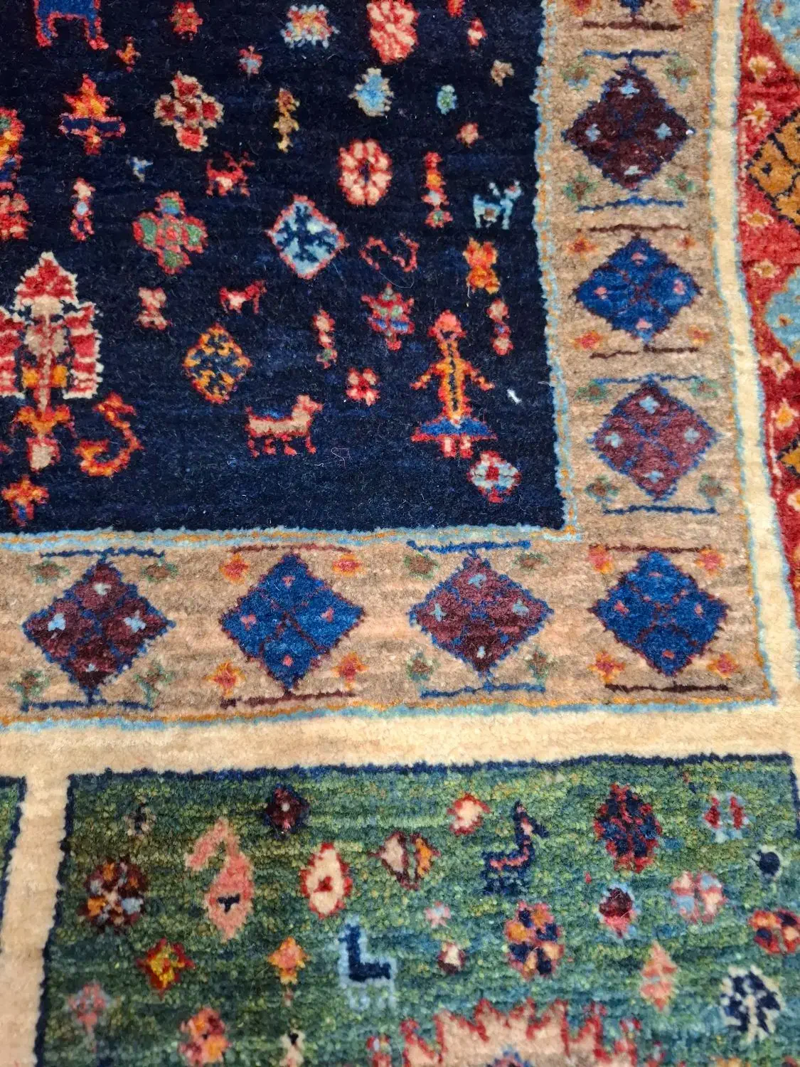 زرع و نیم دستباف قشقایی فرش دستباف|فرش|تهران, منیریه|دیوار