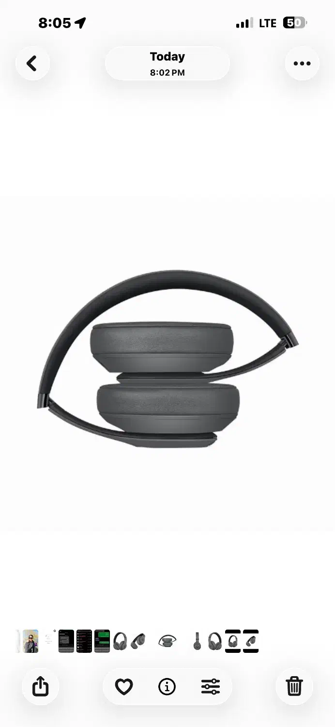 Beats studio 3 wireless full grey|لوازم جانبی موبایل و تبلت|شیراز, انجیر|دیوار