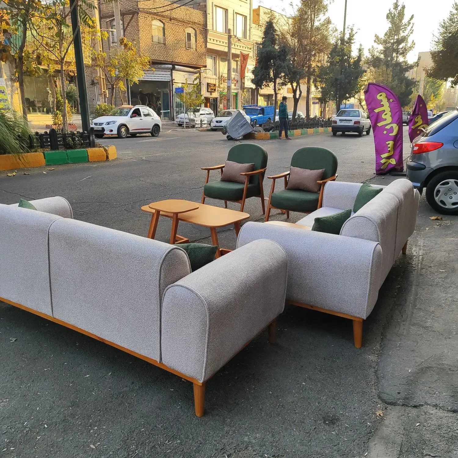 مبل زیبا و شیک 99655|مبلمان خانگی و میز عسلی|ماسال, |دیوار