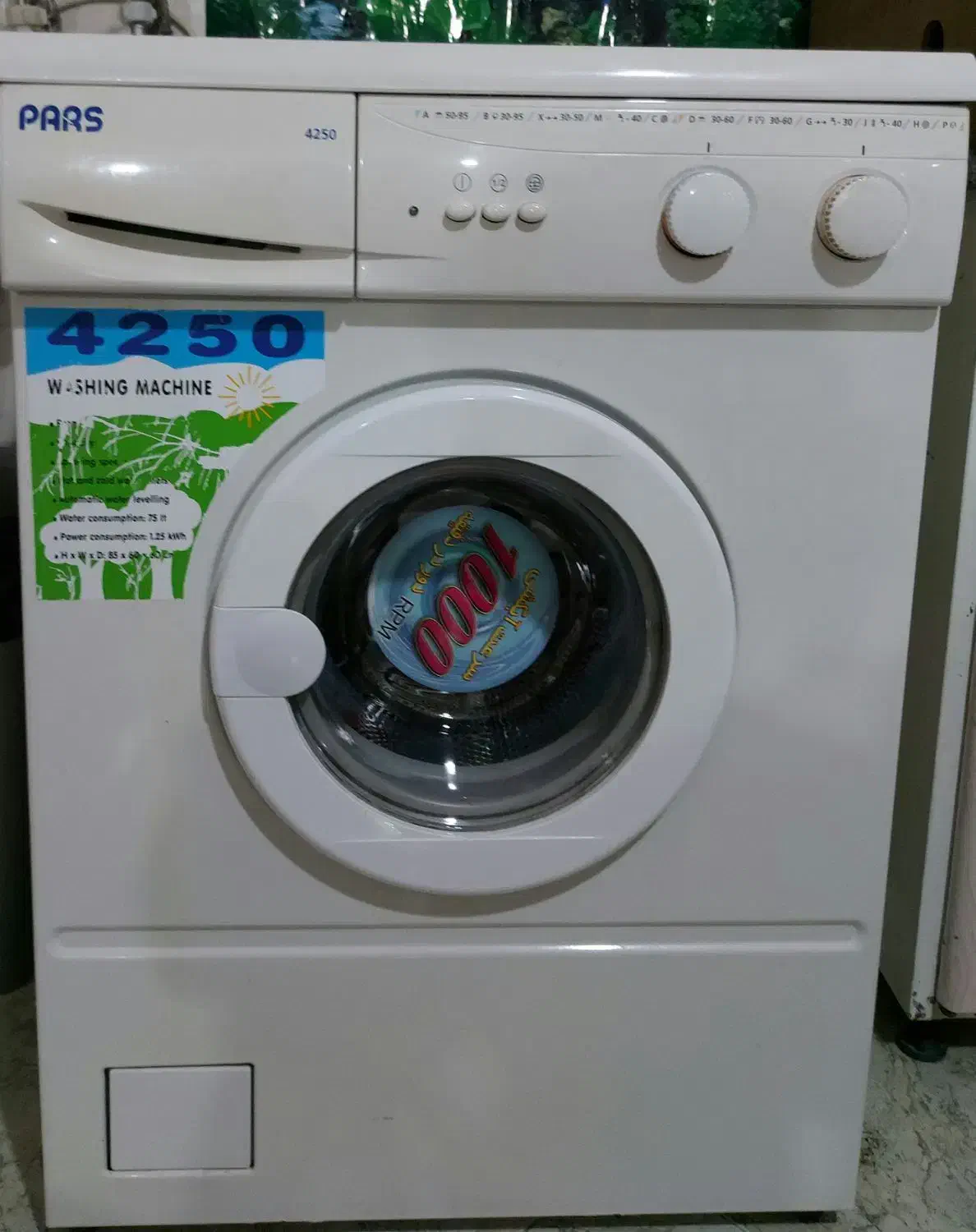 لباس شویی ۵ کیلویی پارس درحد نو|ماشین لباسشویی و خشککن لباس|خرمآباد, |دیوار