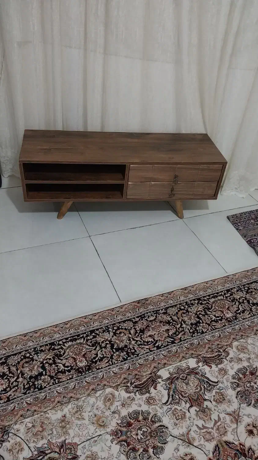 میز تلویزیون و ایینه کنسول|بوفه، ویترین، کنسول|مشهد, گلبرگ|دیوار