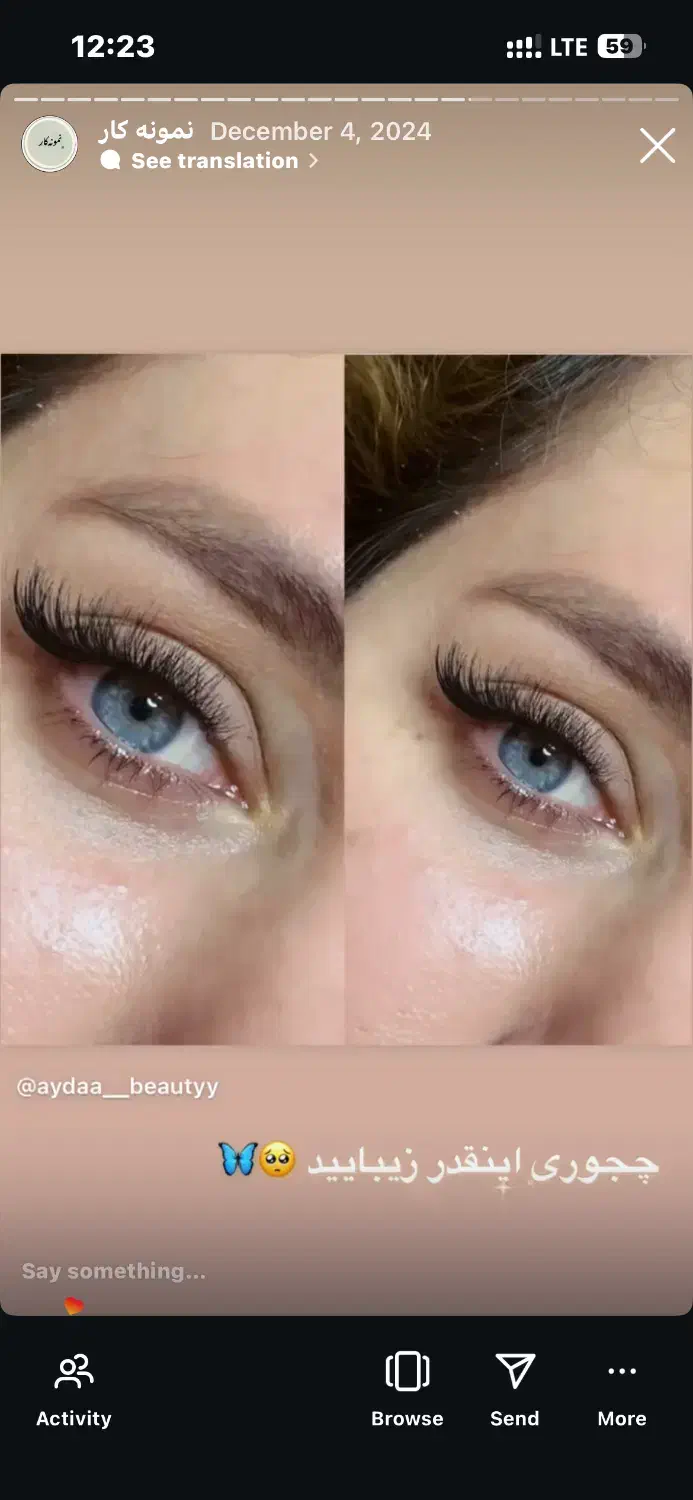 لیفت و لمینت مژه و کاشت مژه|خدمات آرایشگری و زیبایی|جهرم, |دیوار