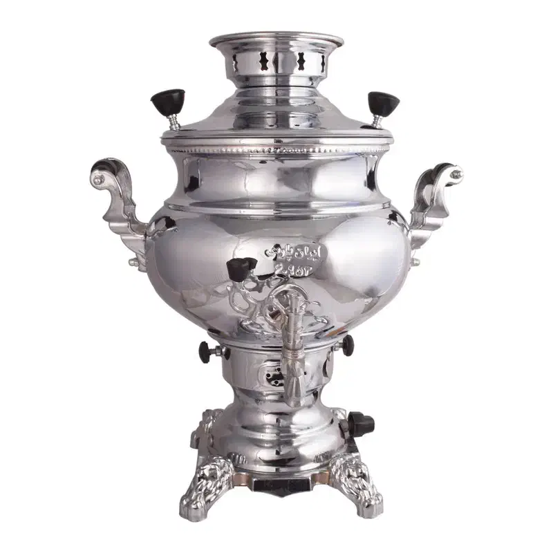 سماور برادران آنتیک ورق برنجی 3کاره کوره کتری قوری|سماور، چای‌ساز، قهوه‌ساز|یزد, |دیوار