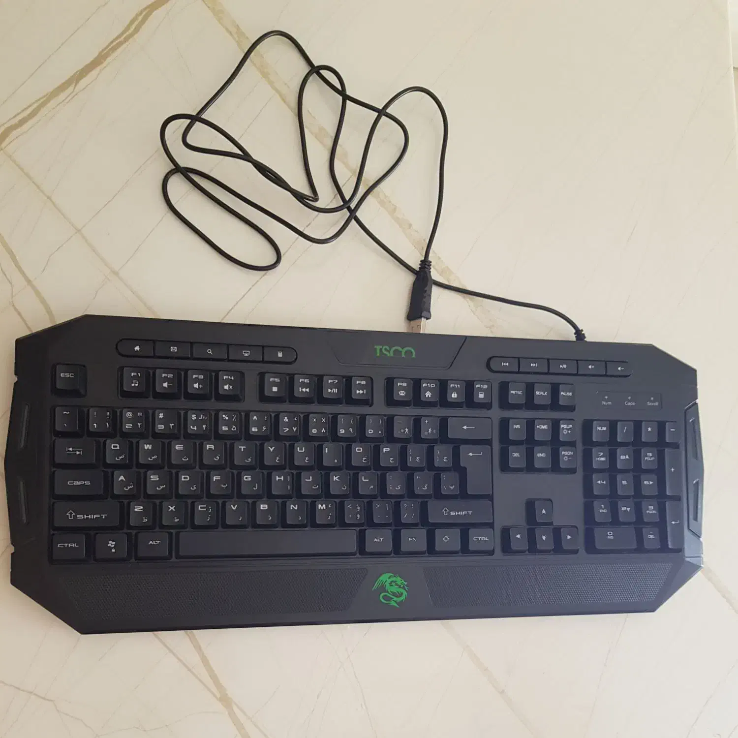 کیبورد برند تسکو TK8124|قطعات و لوازم جانبی رایانه|رباطکریم, رباطکریم|دیوار