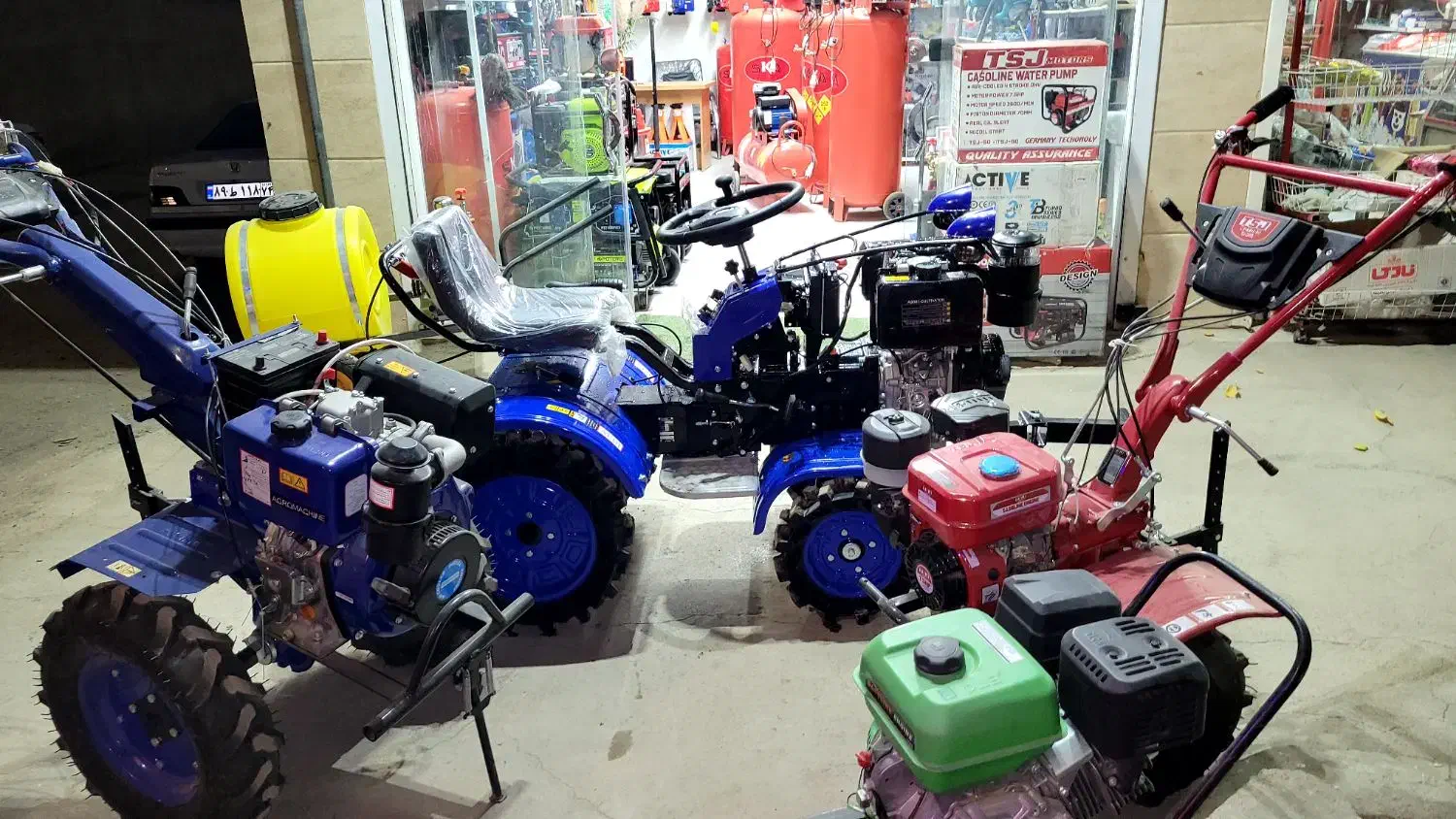 تیلر گازوئیلی و بنزینی تیلر ۷و۱۰ اسب تیلر چهار چرخ|ماشین‌آلات صنعتی|نیشابور, شهید بهشتی|دیوار