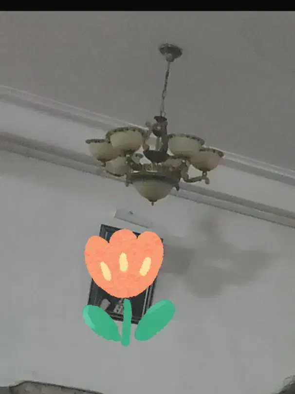 یه جفت لوستر ۶ شاخه، سالم|لوستر و چراغ آویز|لاهیجان, طالقانی|دیوار