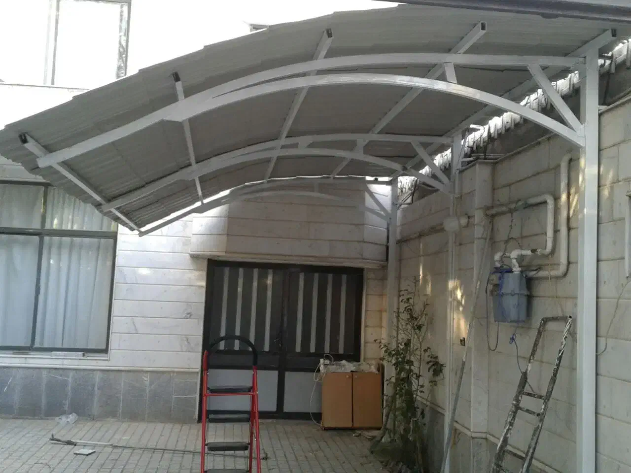 سایبان آلاچیق سقف شیبدار پارکینگ فایبرگلاس گلخانه|مصالح و تجهیزات ساختمان|مشهد, شهید بهشتی|دیوار