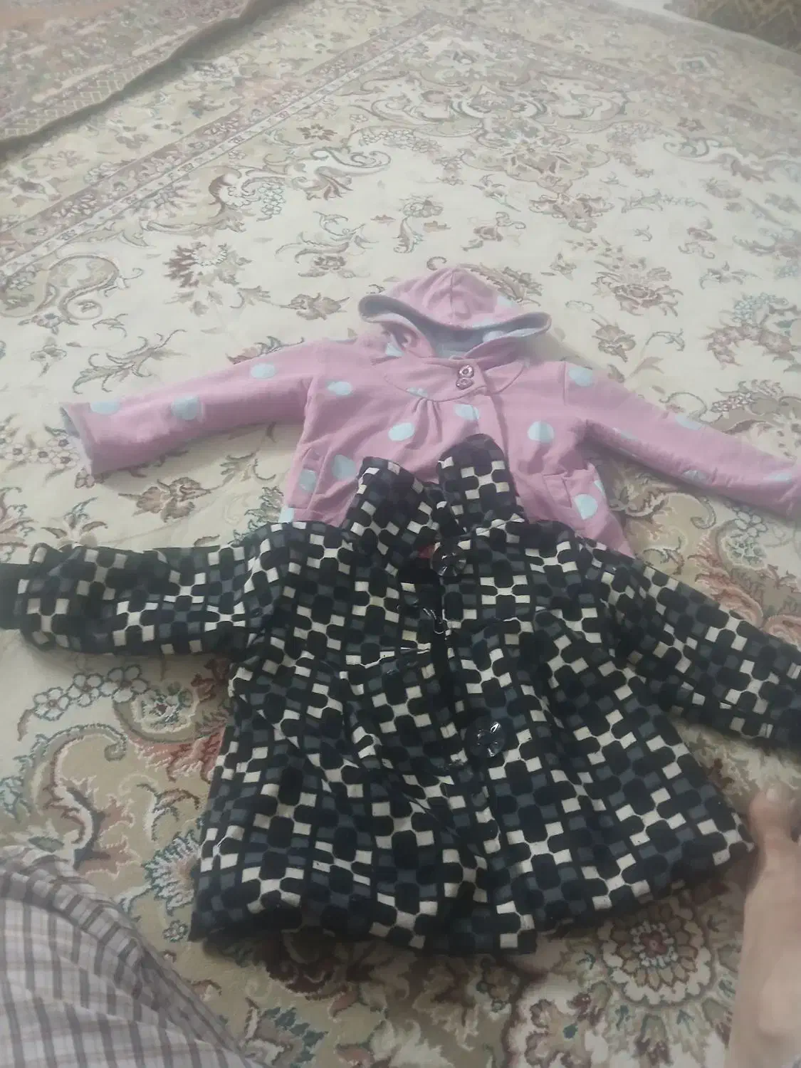 دو عدد کاپشن دخترانه|کفش و لباس بچه|مشهد, سپاد|دیوار