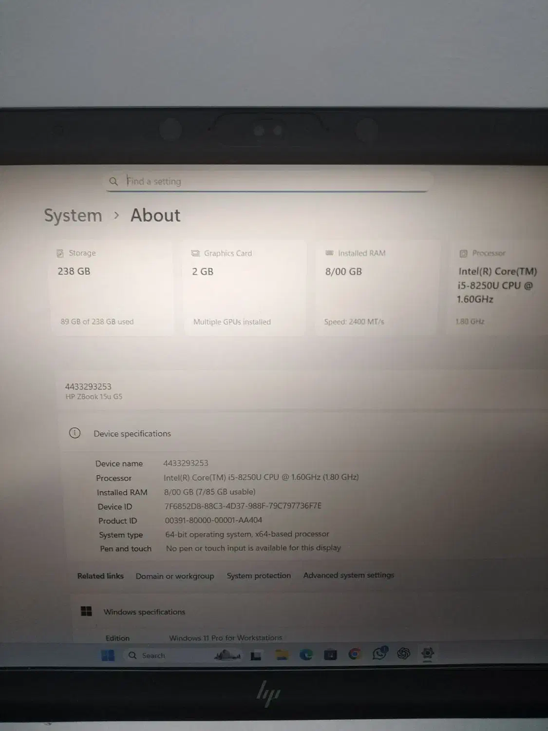 لپ تاپ اچ پی HP Zbook|رایانه همراه|یزد, |دیوار