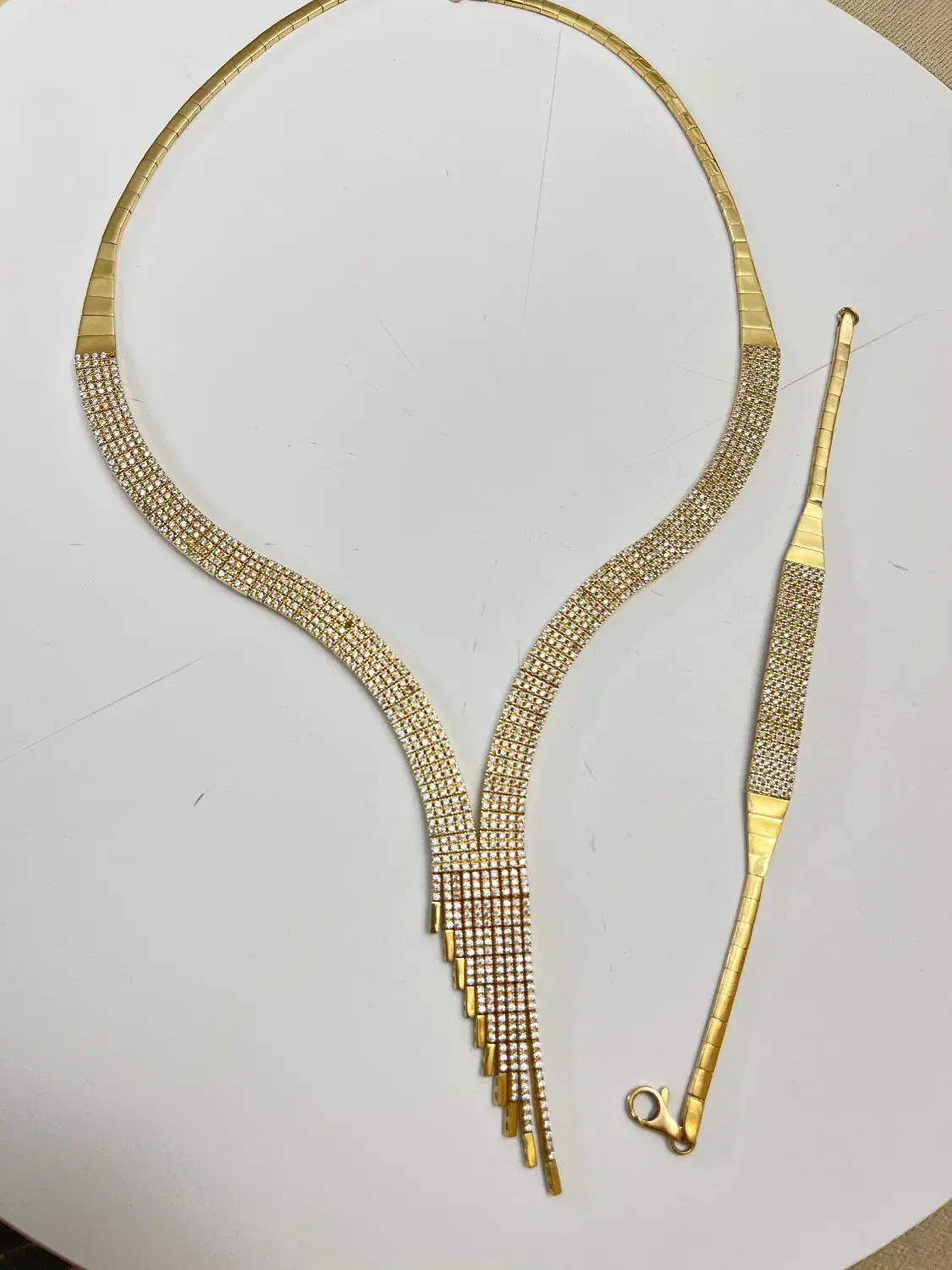 سرویس طلا بدون گوشواره به قیمت تابلو|جواهرات|اصفهان, شیخ اشراق|دیوار