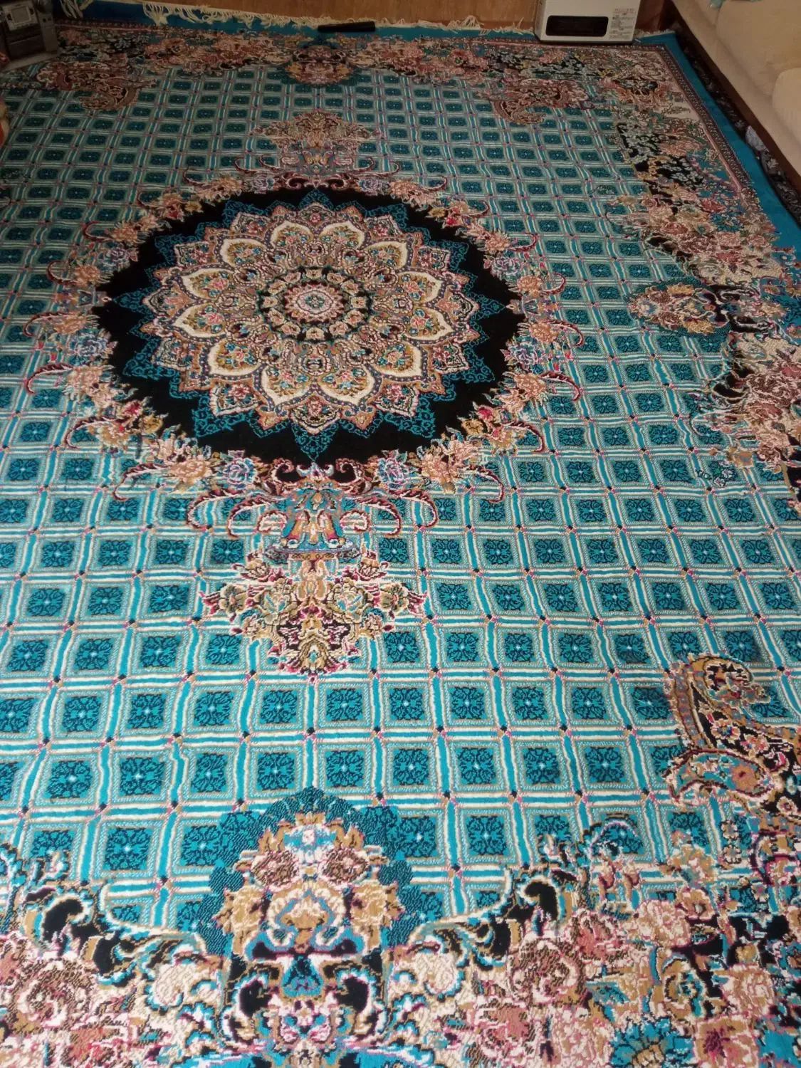 فرش|فرش|فیروزه, |دیوار