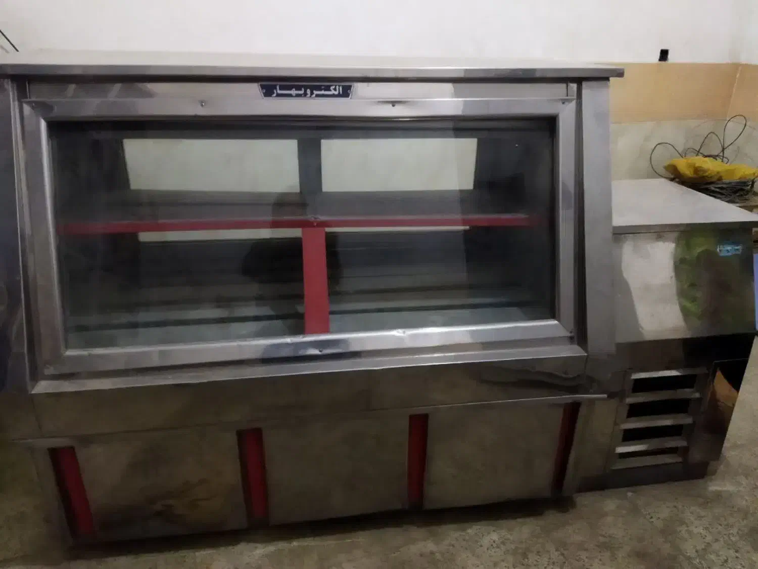 یخچال ویترینی تمام استیل|فروشگاه و مغازه|تویسرکان, |دیوار